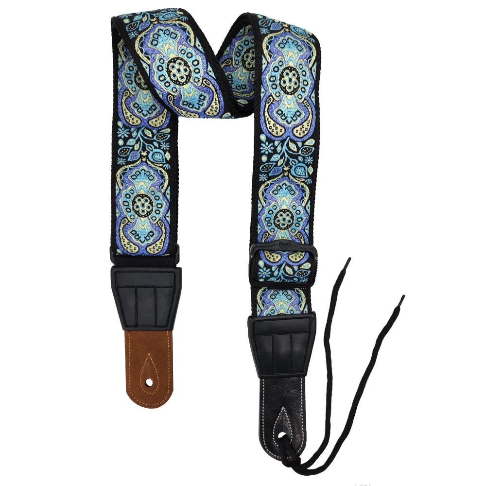 Détails de la Sangle Guitare Acoustique 'Mosaïque Byzantine'