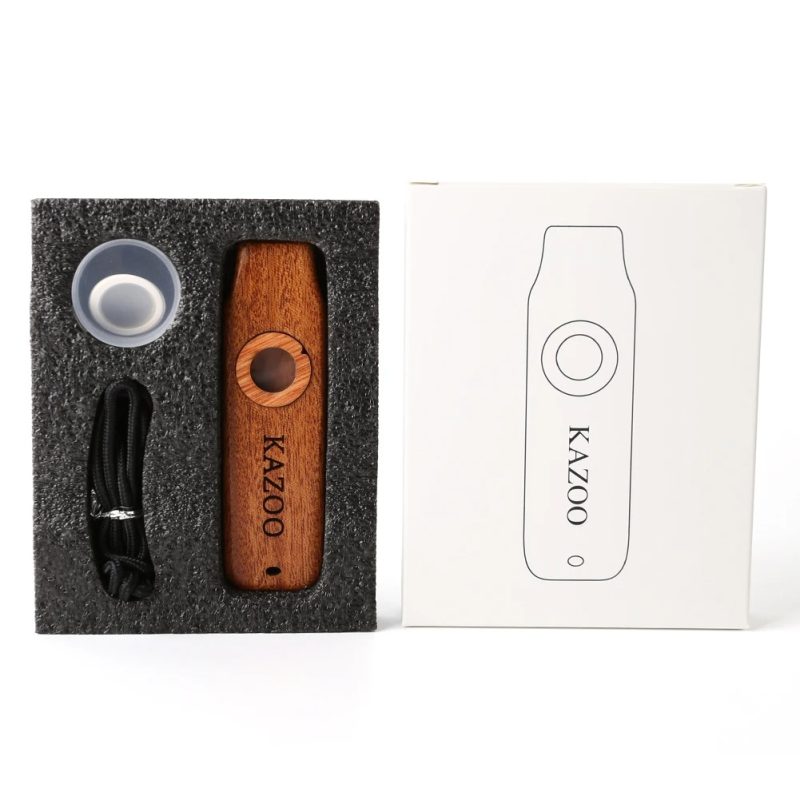Packind du Kazoo en Bois Mélodie Rustique - 3 formes au choix