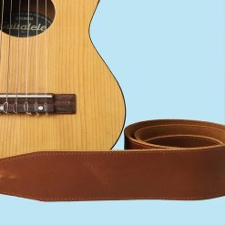 Sangle de Guitareen Cuir pleine Fleur Élégance Classique