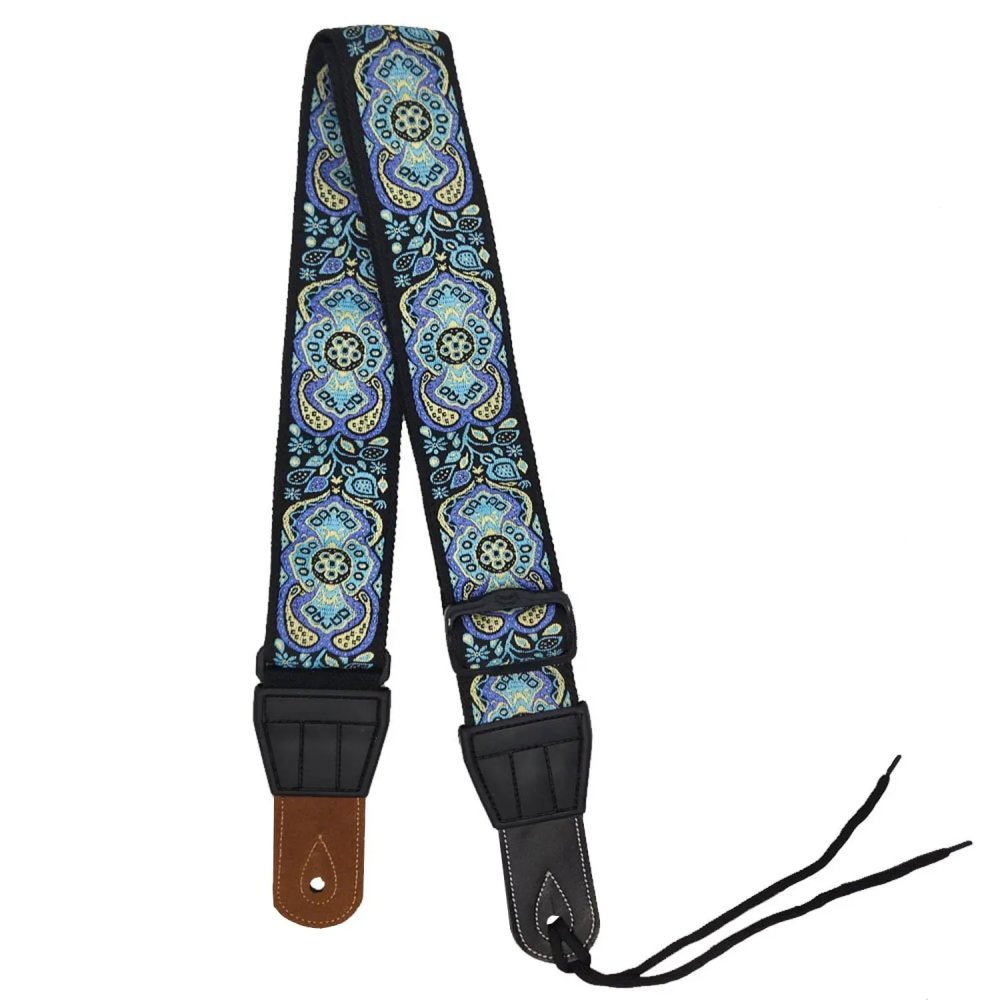 Détails de la Sangle Guitare Acoustique 'Mosaïque Byzantine'