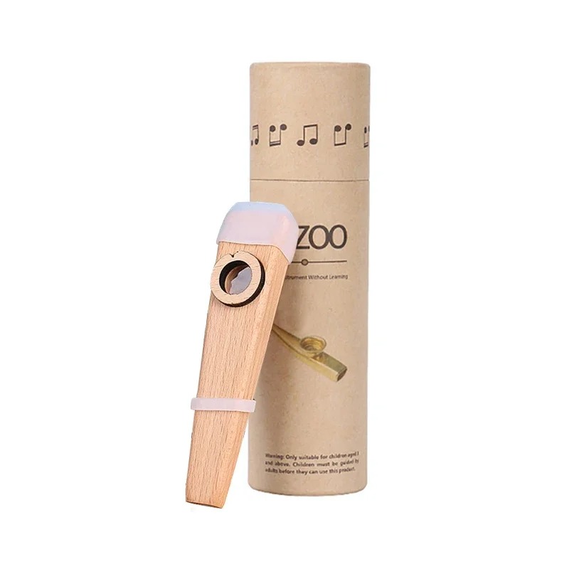 Vue pack du Kazoo en Bois Harmonie Naturelle pour débutants