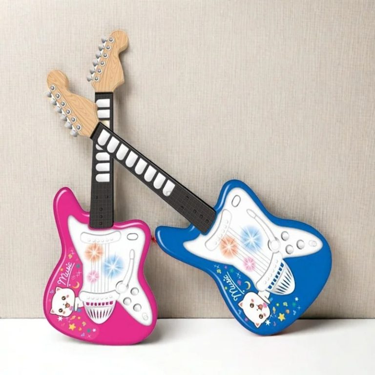 1 Pc Mini 4 cordes guitare dessin animé jouet musical motif hérisson instrument de musique