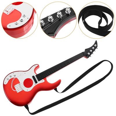 Details Basses électrique pour enfant de couleur rouge
