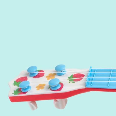 Détails Guitare Enfant Animaux Mignons - Renarde Fraise