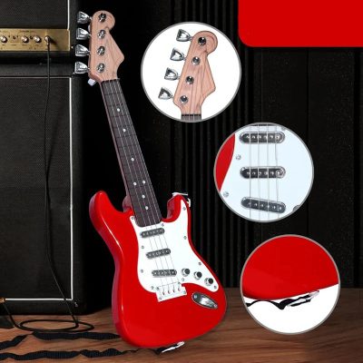 Details Magnifique guitare électrique rouge pour enfant - 43 cm