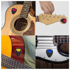 Details Porte-Médiators Guitare – Grip Compact Auto-Adhésif – Compact et coloré