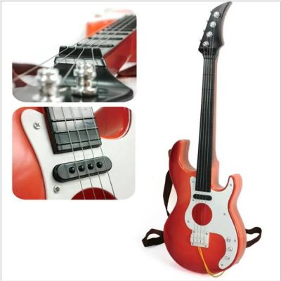 Détails de la Basses électrique pour enfant de couleur rouge