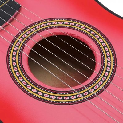 Détails de la Guitare Enfant Trio Harmonie Colorée 58 cm