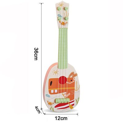 Dimensions Guitare Enfant 'Hippo Malin du Verger' pour les tout-petits !