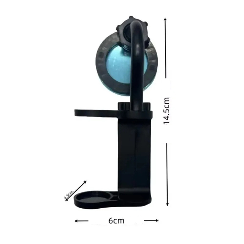 Dimensions Support Téléphone pour Guitare – Clip Universel Mains Libres Réglable