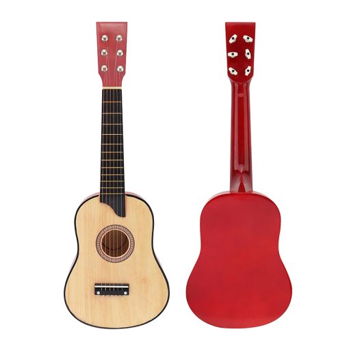 Eichhorn Guitare Enfant En Bois Bleu – 6 Cordes Accordables Avec Motifs Dinosaure – Dès 3 Ans