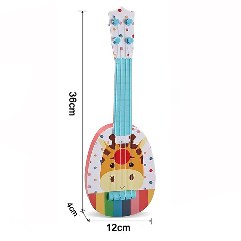 Guitare Enfant 'Girafe Joyeuse Multicolore' pour les tout-petits !