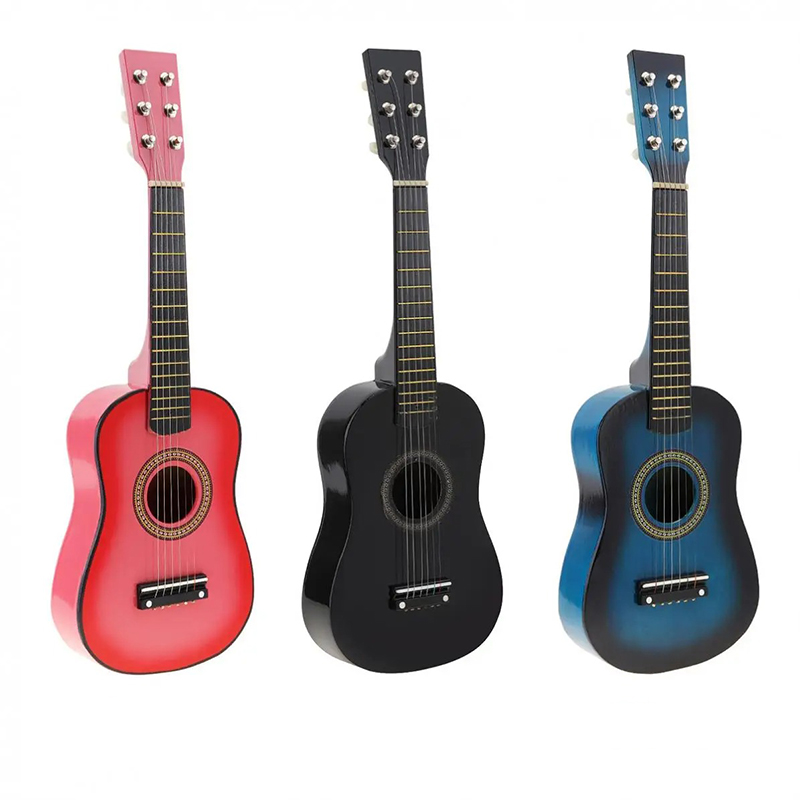 Guitare Enfant Trio Harmonie Colorée 58 cm