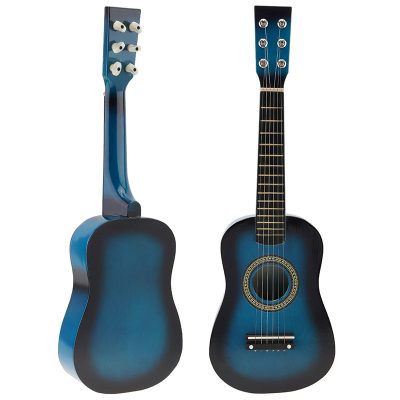 Guitare Enfant Trio Harmonie Colorée Bleu 58 cm