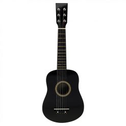 Guitare classique pour enfant en bois de tilleul de couleur noir