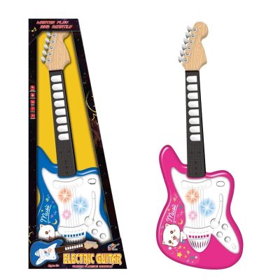 Guitare électrique pour enfant pour fille ou garcon Couleur Rose