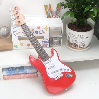 Magnifique guitare électrique pour enfant - 43 cm Couleur Rouge