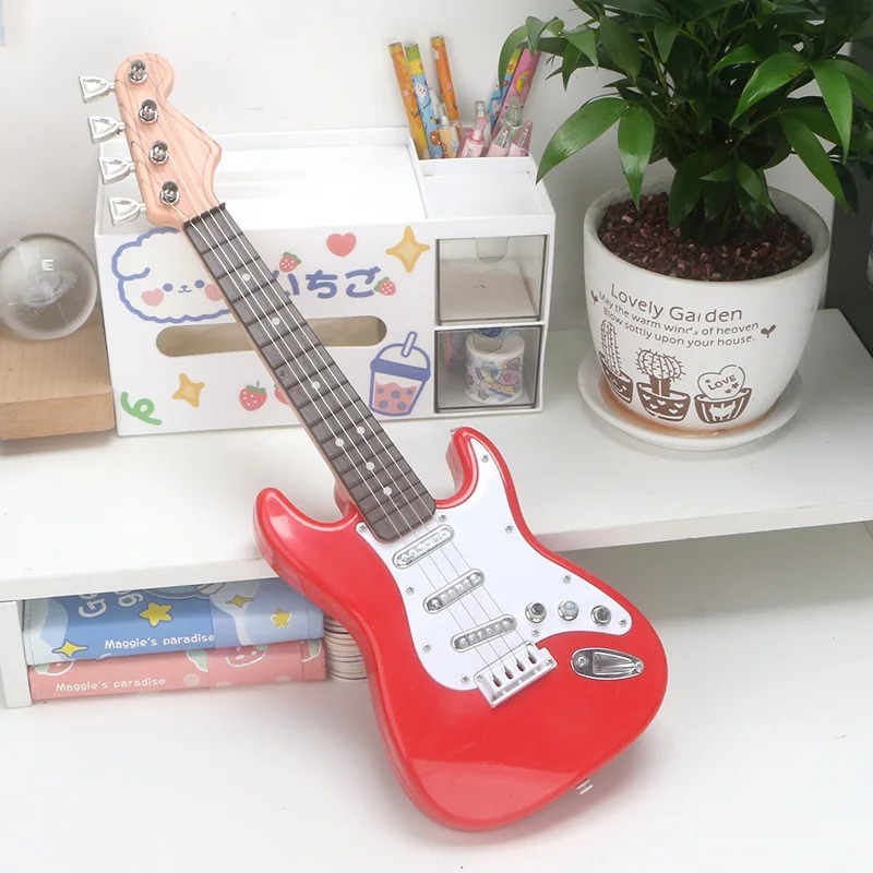 Magnifique guitare électrique pour enfant - 43 cm Couleur Rouge