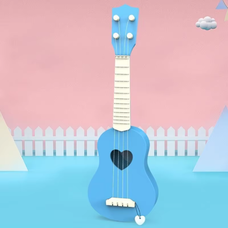 Petite guitare pour enfant pour fille ou garçon au choix - couleur bleu