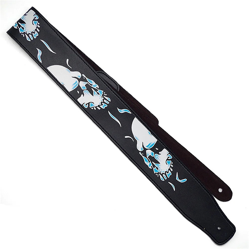Sangle Guitare Tête de Mort Crânes des Glaces