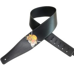 Sangle Guitare Tête de Mort Pirate Rocker