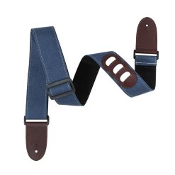 Sangle de Guitare Denim 'Profondeur Océane'