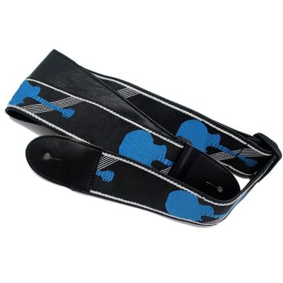 Sangle de guitare électrique “Guitar Parade” Couleur bleu