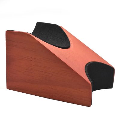 Support Repose-Manche en Bois pour Guitar & Ukulélé – Antidérapant et Stable Couleur orange