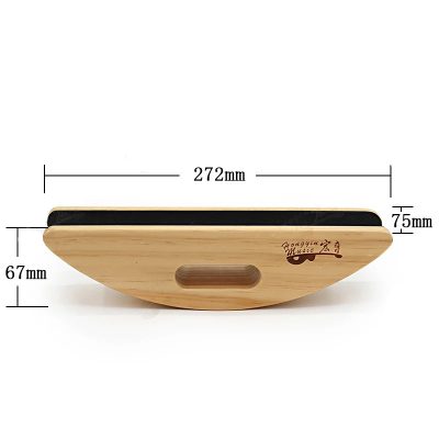 Support Repose-Manche en Bois pour Manche de Basse – Forme Semi-Circulaire Antidérapante Modele 3
