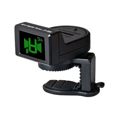 Vue de côté Accordeur Guitare numérique écran LCD avec Pince clip