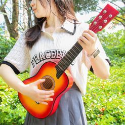 Vue générale Guitare Enfant 63 cm - Coucher de Soleil