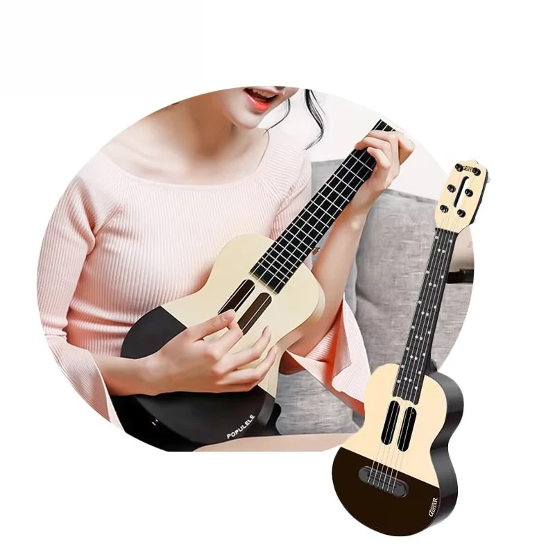 Vue générale Guitare enfant en bois pour enfant de 3 à 8 ans !
