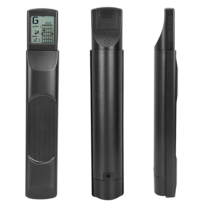 Vue générale Mini manche d'entraînement guitare PocketChord Pro – 6 frettes avec écran rotatif & métronome