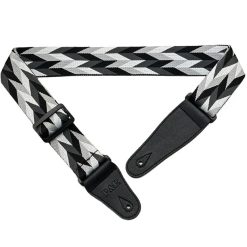 Vue générale Sangle Guitare Acoustique Tissé Jacquard 'Chevron Classique'