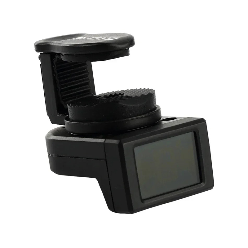 Vue latérale Accordeur Guitare numérique écran LCD avec Pince clip