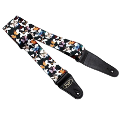 Sangle de guitare à Motif Papillon Papillons Multicolores Nuée Printanière
