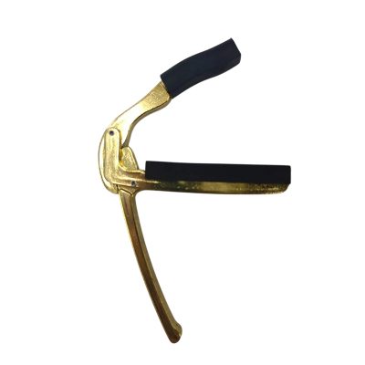 Capodastre Guitare à Poignée Ergonomique – Serrage Rapide et Puissant Couleur Or
