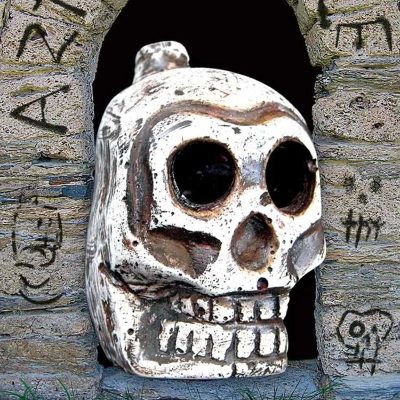 Avant Ocarina Crâne Humain Sifflet du Rire Macabre