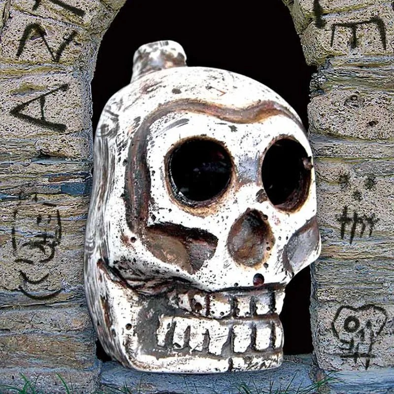 Avant Ocarina Crâne Humain Sifflet du Rire Macabre