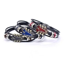 Bracelet Guitare – Tête de Manche Rock 'Accords Chromatiques'