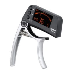Capodastre Accordeur LCD Modèle Clip & Tune Polyvalent Couleur Argent