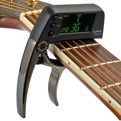Capodastre Accordeur LCD Modèle Clip & Tune Polyvalent Couleur Noir
