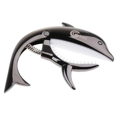 Capodastre Guitare Design Dauphin - Métal Original pour Guitare Acoustique & Électrique Couleur Noir