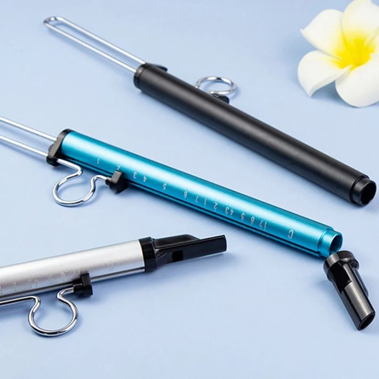 Kazoo En Métal Argent Avec 5 Membranes - Instrument Fun Pour Guitare Ukulélé Et Enfants