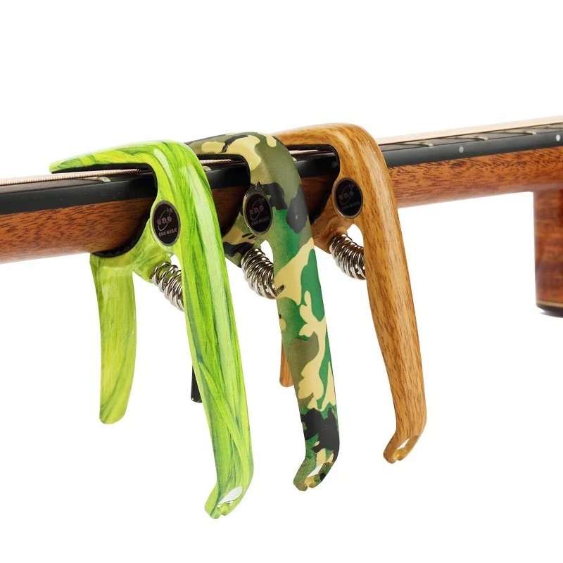 Détails du Magnifique Capodastre de Guitare Vert Flash Néon