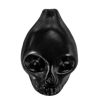 Details du Sifflet Aztèque Crâne Noir Souffle du Dieu des Morts