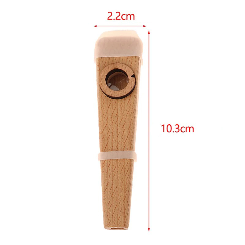 Dimensions Kazoo Acoustique en Bois Naturel - Design Classique et Son Authentique - Complet !