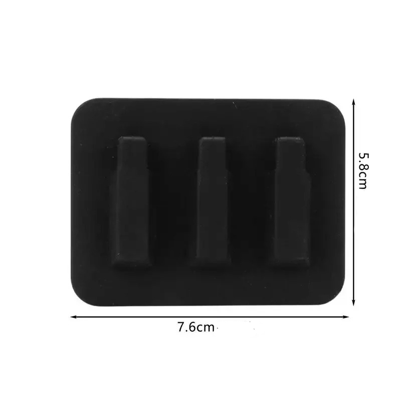 Dimensions Silencieux Guitare Acoustique – Sourdine en Silicone Mute Pad Flex pour Réduction du Bruit