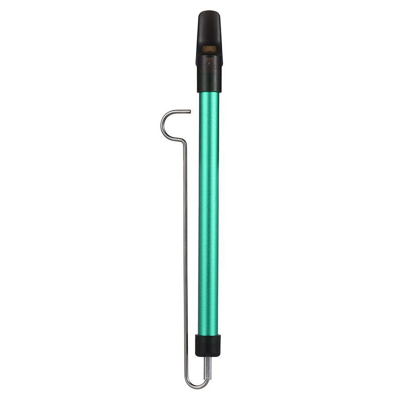 Flûte à Coulisse Chromatique Réglable - Échauffement Vocal & Apprentissage Musical Couleur Vert