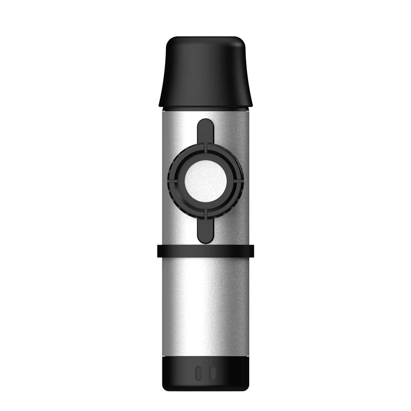 Kazoo Métallique Réglable - Sonorité Pro et Design Premium - Couleur Blanc